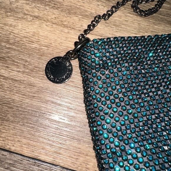 NWOT Vera Wang teal crossbody  Alessio bling bag - Picture 7 of 11